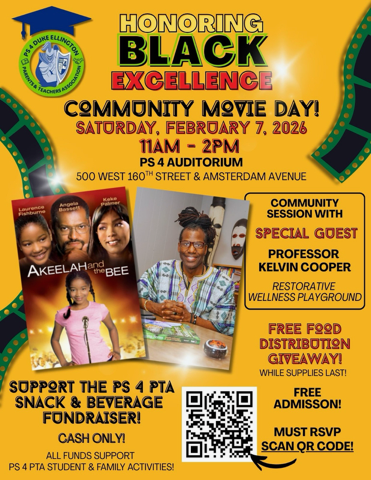 Honoring Black Excellence Community Movie Day