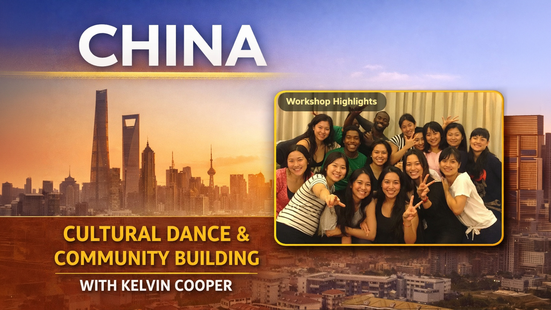 China &ndash; Intercultural Restorative Wellness Workshop
